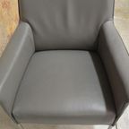 Zganieuw Grijze Leren Design On Stock Limec Fauteuil thumbnail 11