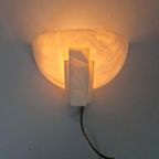 Art Deco Revival Albast Wandlamp thumbnail 6