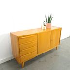 Fineer Dressoir Met Lades En Houten Handgrepen, Tv Meubel thumbnail 4