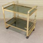Vintage Trolley Barcart Serveerwagen, Av Handwerk thumbnail 12