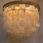 Capiz Hanglamp Kroonluchter Schelpen Parelmoer Vintage thumbnail 19