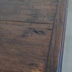 Antiek Engels Eikenhouten Dressoir/ Side Table Uit Eind 18e Eeuw Met Mooie Originele Details thumbnail 11