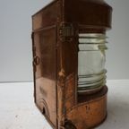 Antieke Navigatielantaarn, Scheepslamp, Scheepslantaarn Ahlemann Schlatter Bremen thumbnail 8