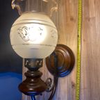 Vintage Wandlamp Met (Melk)Glazen Kap thumbnail 2