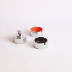 Modular Ashtrays And Lighter By Isamu Kenmochi For Martian , 1960S, Set Of 3 thumbnail 2
