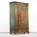 Antieke Beschilderde Bruidskast 1834 thumbnail 7