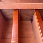 Heel Mooi Antiek Engels Mahonie Driedelig Kabinet, Met Planken En 3 Lades, 210 Cm Hoog thumbnail 14