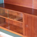 Vintage Scandinavische Teakhouten Wandkast thumbnail 5