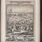 Antieke Gravure 'beleg Van Menen' 1744 thumbnail 2