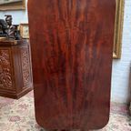 Victoriaanse Uitschuifbare Eettafel. Palissanderhout, Bronzen Decor. thumbnail 2