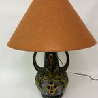 Large West Germany Ceramic Floor / Table Lamp , 1970’S thumbnail 5