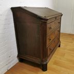 Antieke Franse Secretaire, Wandkast, Ladekast Bureau | Commode thumbnail 10