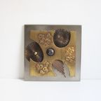 Brutalist Metal Wall Panel, 1970S thumbnail 3