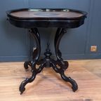 Antieke Wijntafel, Hollands Willem Iii In Horrix Stijl thumbnail 2