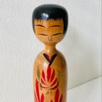 Houten Kokeshi Poppetje Uit Japan thumbnail 4