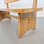 Vintage Eetkamer Set Schragentafel Bank Stoelen Krukken ´60 thumbnail 6