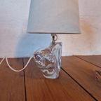 Daum France Vintage Tafel Lamp Kristal Zeilboot thumbnail 10