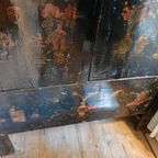 Antiek Chinese Kast Epoxy Gelakt Bijzonder Mooi thumbnail 12