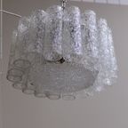 Vintage Doria Plafondlamp - Iceglass, Jaren '70 thumbnail 8