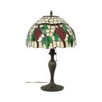 Art Deco Tiffany Stijl Tafellamp Met Organische Voet Jaren 70 thumbnail 7
