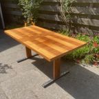 Vintage Notenhouten Fineer Salontafel thumbnail 2