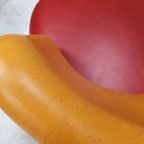 * Leolux Pallone Oranje Rode Design Fauteuil thumbnail 9