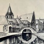 “Rijn Bij Woerden” Potlood Tekening Door C.G. Baars thumbnail 7