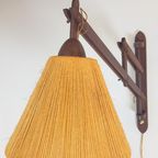 Vintage Fog & Mørup Teak Wandlamp Schaarlamp Rope 60 Denmark thumbnail 10