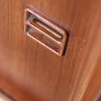 Vintage Scandinavische Teakhouten Wandkast thumbnail 22