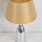 Set 2 Vintage Ikea Tafellamp Design Fleslamp Zilver Lamp '70 thumbnail 8