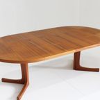 Vintage Deense Ronde Uitschuifbare Eettafel Teakhout Jaren 60 thumbnail 7