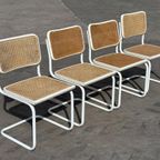 Set Van 4 Cesca Stoelen In Wit Eetkamerstoelen Design thumbnail 21