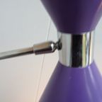 Dutch Design Purple Diabolo Floor Lamp, 1960S thumbnail 6