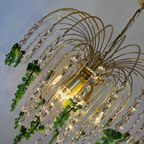 Grote Groene Murano Druiven Kroonluchter Hanglamp Vintage thumbnail 4