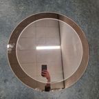 70's Vintage Ronde Spiegel Rookglas Spaceage Grote Spiegel thumbnail 3