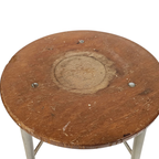 Ahrend De Cirkel - Industrieel - Krukje - Hout - Metaal - 60s thumbnail 4