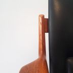 Vintage Arne Vodder 341 Fauteuil In Teak En Leer thumbnail 10