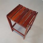 6 X Stool Meranti 70s. Height 71 Cm / Wide 42 Cm / Depth 40 Cm thumbnail 7