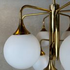 Vintage Boulanger Brass Chandelier thumbnail 7