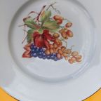 Vintage Limoge Borden 4 St.uitstekende Staat. 25 Cm thumbnail 5