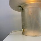 1 Of 3 Large Clear Swirl Glass Peill And Putzler Mushroom Table Lamp Xl 1970 thumbnail 7