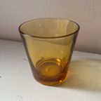 Amber Glas Glazen Whisky 4 X thumbnail 2