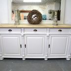 Mooi Set Van 2 Grote Witte Landelijke Lade Nachtkastjes thumbnail 13