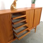 Teak Deens Design Sideboard Axel Christensen Denmark Vintage thumbnail 21