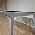 Cassina Artico 345 - Eettafel - Glas - Aluminium - Design thumbnail 5