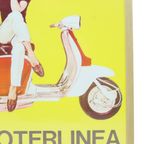 Vintage Reclame Poster Lambretta Scooterlinea Begin Jaren 60 Spanje thumbnail 4