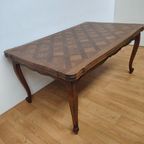 Vintage Antieke Houten Eettafel Eetkamertafel Tafel Uitschuifbaar 701 thumbnail 6