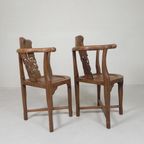 Set Van 2 Hoekstoelen In Teak, Jaren '80 thumbnail 11