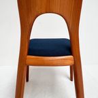 Set Van 4 Niels Koefoed Stoelen Blauw, 1960's thumbnail 11