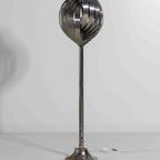 Mid-century Chroom "moon" Stalamp Door Henri Mathieu thumbnail 2
